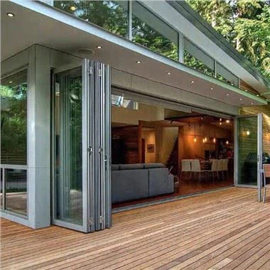 Hliníkové skladacie dvere