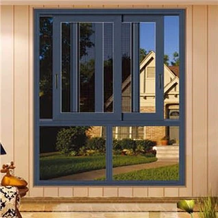 Sivé hliníkové okná